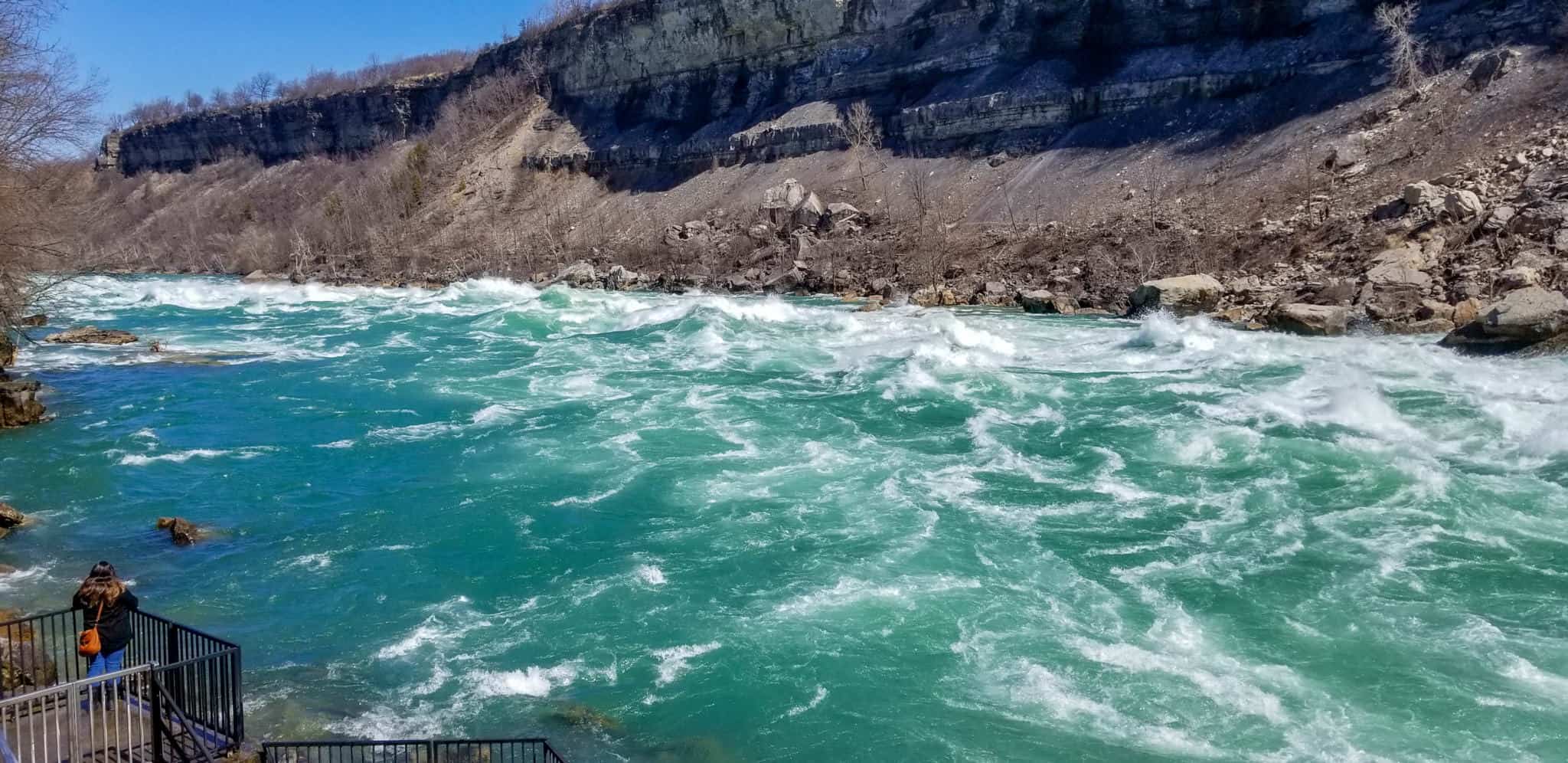 White Water Walk in Niagara Falls is one of the things to do in Ontario in spring