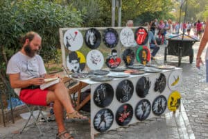 Exploring Monastiraki Square and Flea Market is one of the things to do during 2 days in Athens