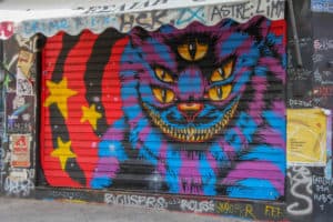 Photographing street art is one of the things to do during 2 days in Athens