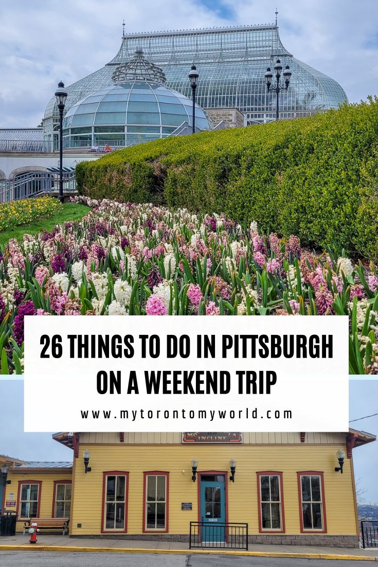 A list of 26 great things to do in Pittsburgh, Pennsylvania, USA. It's sorted into a 3-day itinerary which makes for a perfect weekend in Pittsburgh. 