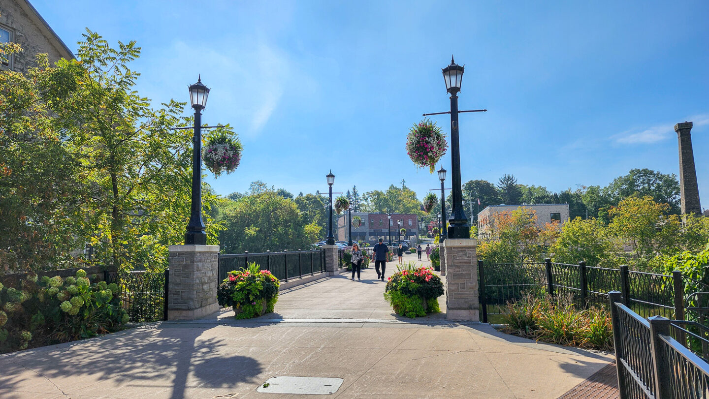 View of the Jack R Mcdonald Bridge in Elora