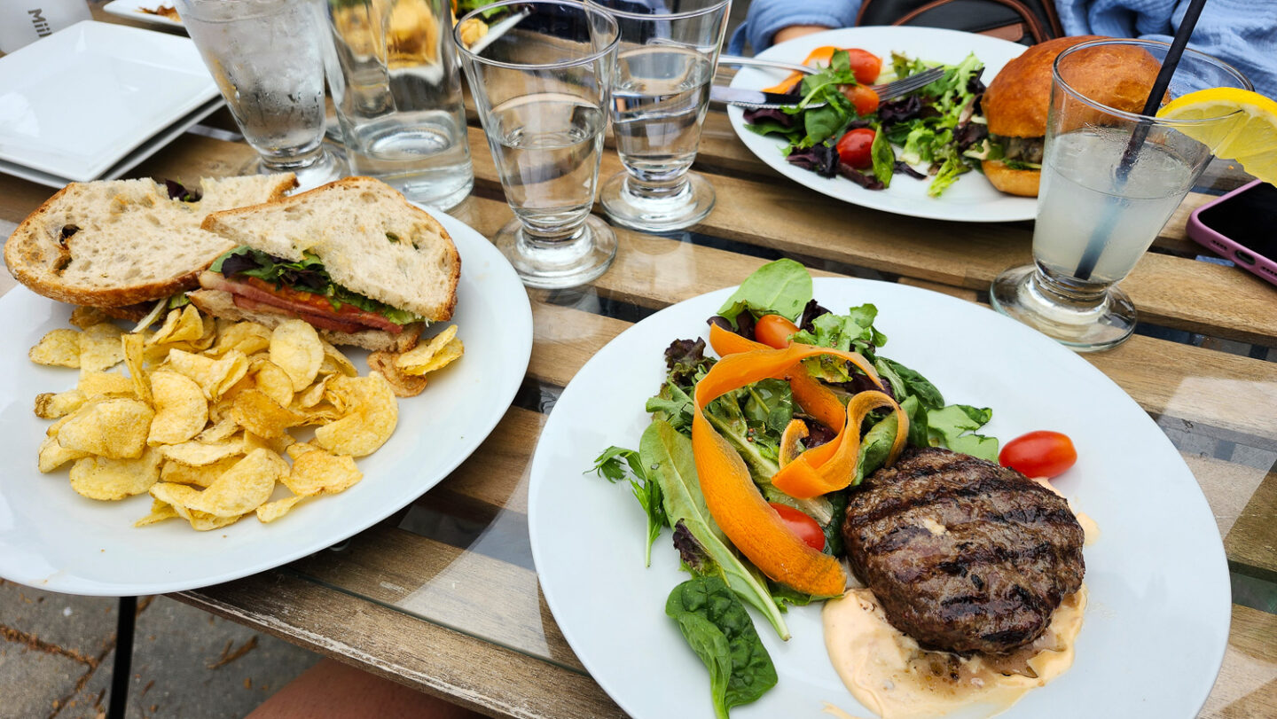 Plates at the Elora Distillery Company Restaurant